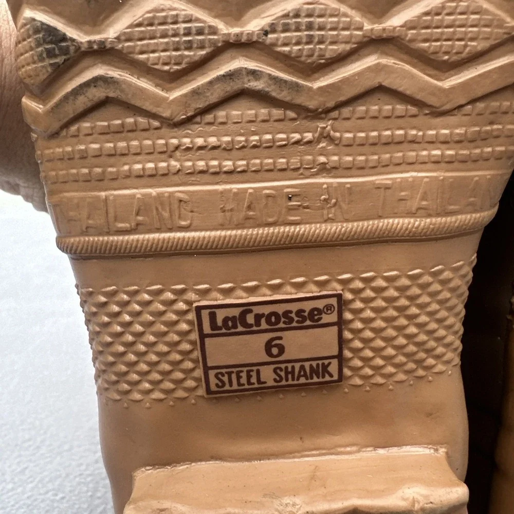 Lacrosse Trekker Duck Boots‎ Mens 6 Womens 7.5 Steel Shank Waterproof